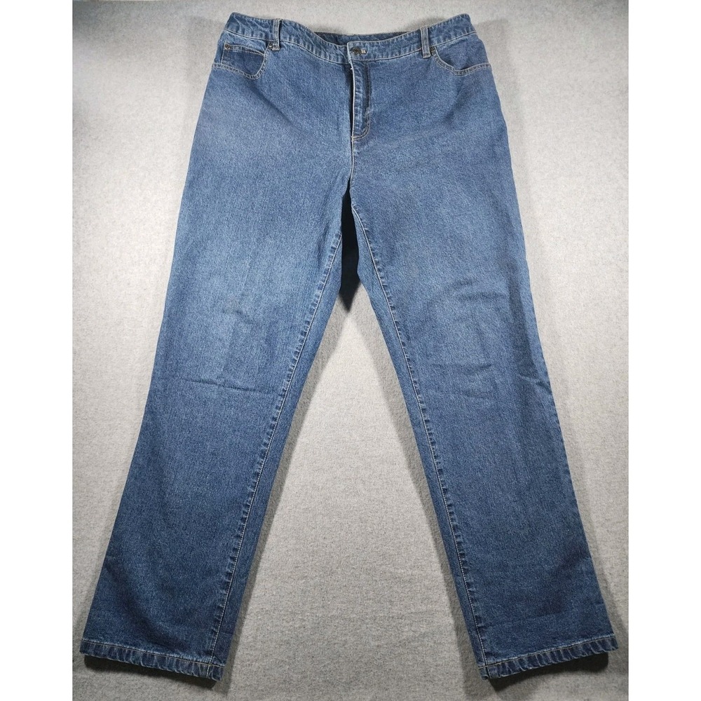 Appleseed's Women's Denim Jeans, Size 16, 31" Inseam, Medium Wash
